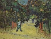 Vincent Van Gogh Entrance to thte Public Park in Arles (nn04) oil on canvas